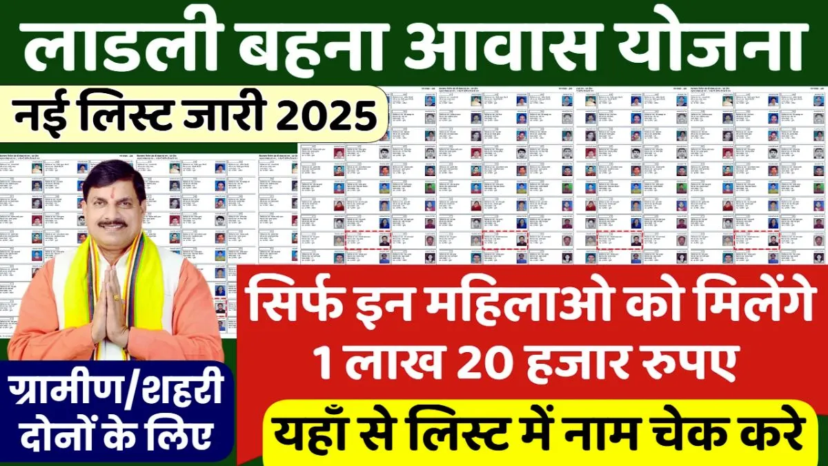 Ladli Behna Awas Yojana List